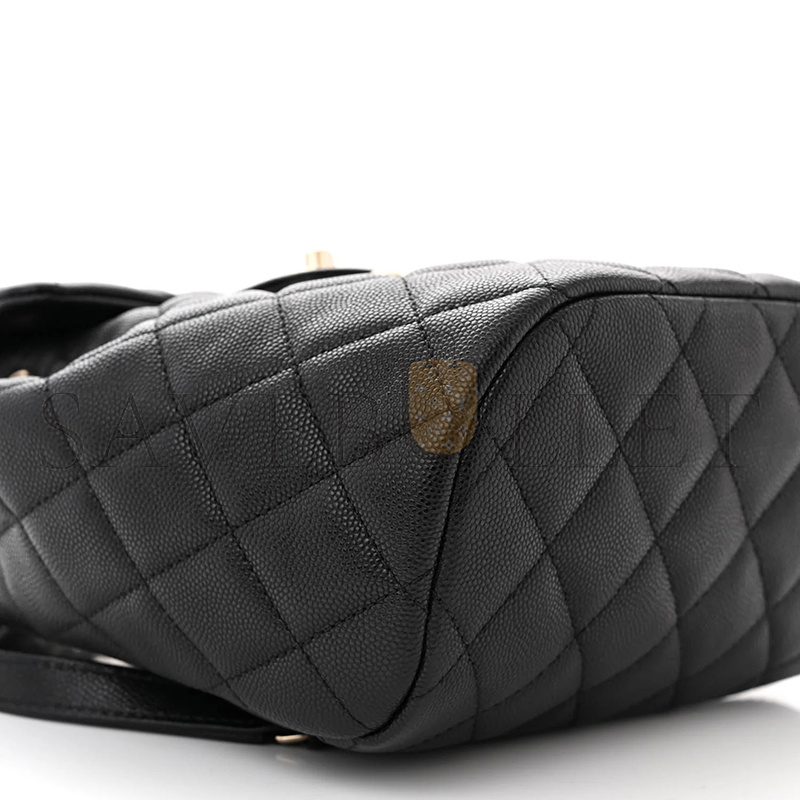 Ch**el caviar quilted mini backpack as4059 (25*20*12cm)